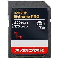 SANDISK Extreme PRO Scheda SD UHS-I da 1 TB (fino a 250 MB/s velocità di lettura e)
