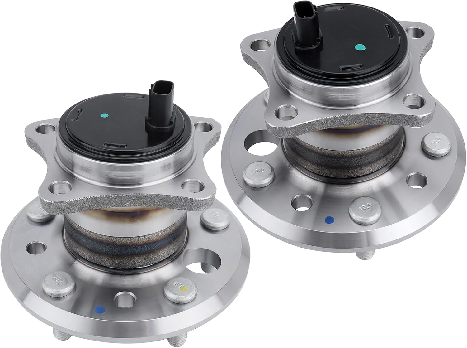 DRIVESTAR 512206+512207 Rear Wheel Hub & Bearing Assembly for Lexus ES300 2002-03/04-06 ES330/07-12 ES350, 2005-12 for Toyota Avalon/02-11 Camry/01-03 Highlander/04-08 Solara(5 Lugs)(Pair)