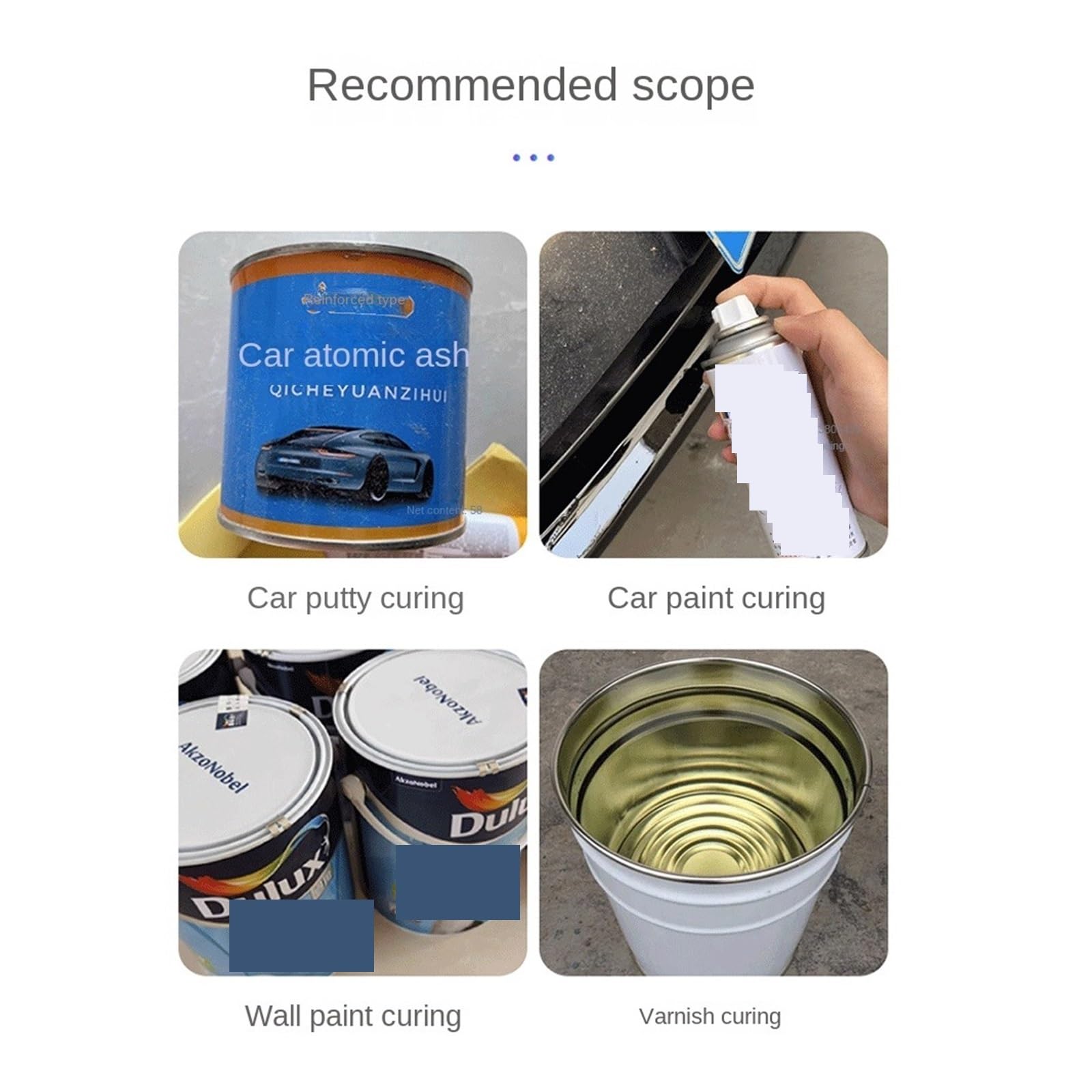lámpara de curado UV, Lámpara De Reparación Chapa Automóvil, Masilla, Curado Con Luz Uv, Pintura For Hornear, En Aerosol, Ultravioleta For Coche(395nm)