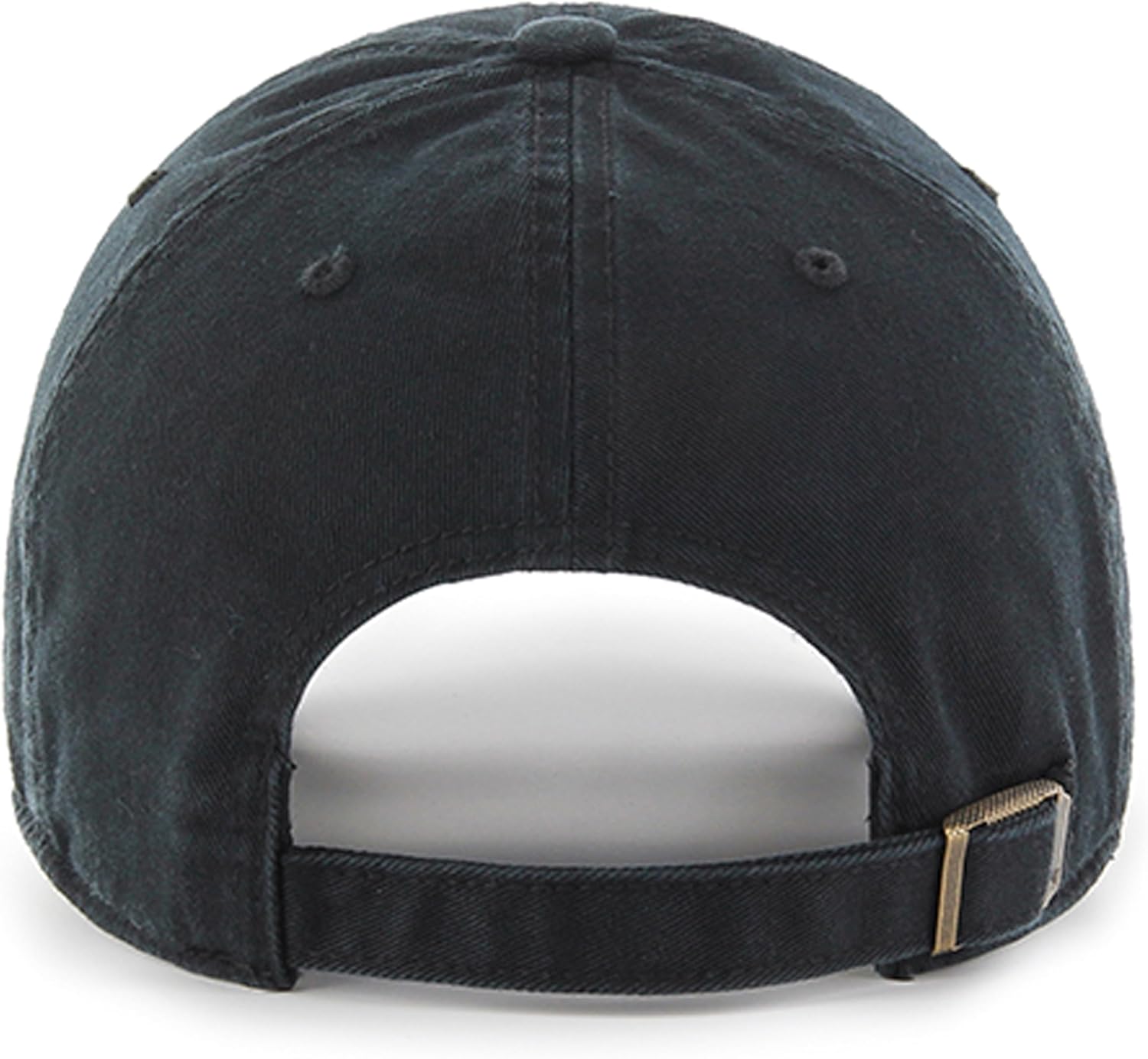 47 Brand MLB Black White Primary Logo Clean Up Adjustable Baseball Cap Hat, Adult One Size Fits All - Image 4