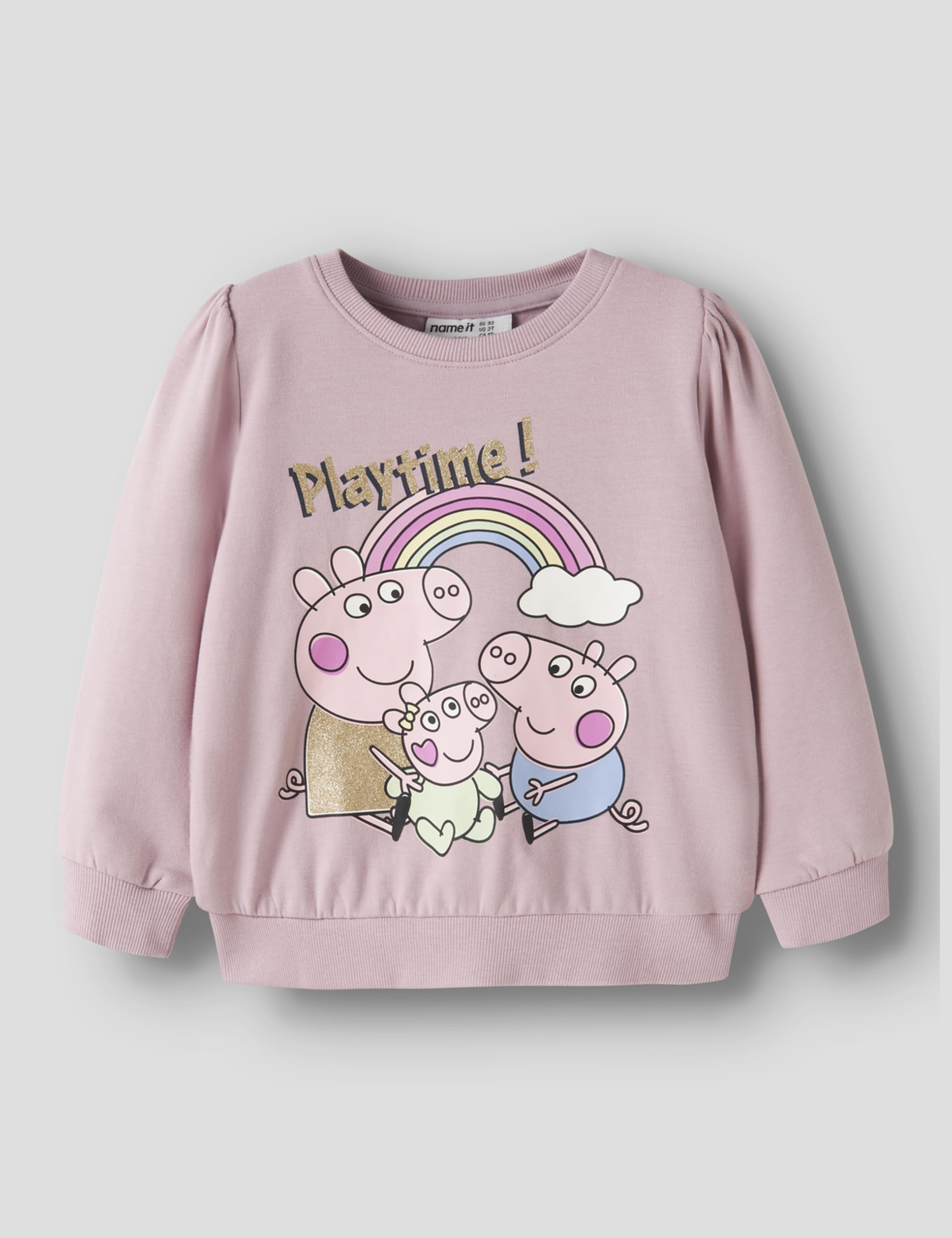Name IT Mädchen Nmfnori Peppa Sweat Bru Lnoos Cplg Nmfnori Peppa Sweat Bru Lnoos Cplg (1er Pack)