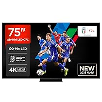 TCL 75Q7C 75” QLED TV 4K QD-Mini LED, HDR Premium 3000, Google TV (Dolby Vision IQ & Atmos, Pannello HVA, Refresh Rate 144Hz, Game Master, Google Assistant Hands-Free, Apple AirPlay 2 & Alexa)