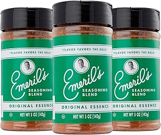 Emeril Lagasse 5 Oz, 3-Pack and 6-Pack Seasoning Blend: Original Essence, Cajun, Blackened, Chicken Rub, Steak Rub and Rib Rub Best Seasonings and Spices for Cooking (Original Essence - 3PK)