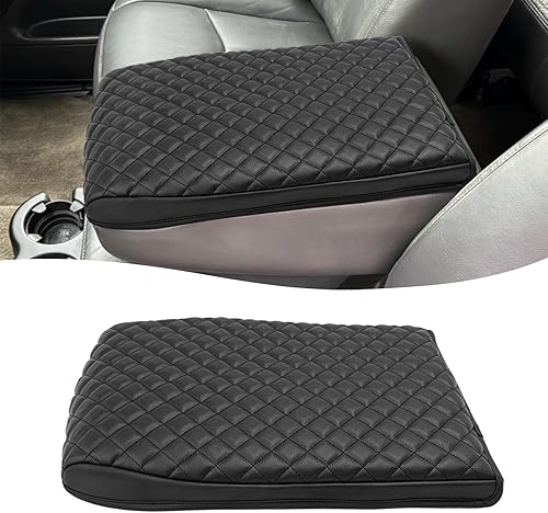 Miniatura 8 de Funda para reposabrazos de consola central para Chevy Chevrolet Silverado, GMC Sierra 2020-2023, Tahoe, Suburban, Yukon 2021-2023, piel sintética,