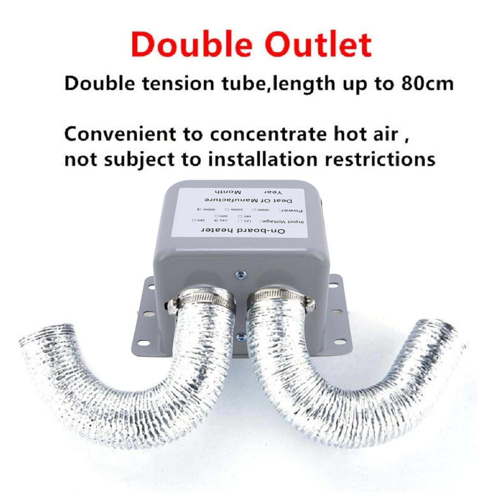 2 Prises Radiateur Chauffage, Desembuage Desgivrage Vitre