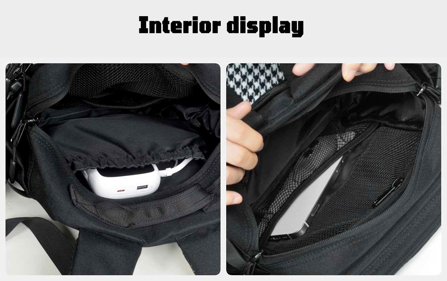 9L Mini Backpack for Men and Women, Small Backpack for Gym Hiking Travel Sports Running (Black) - Image 5