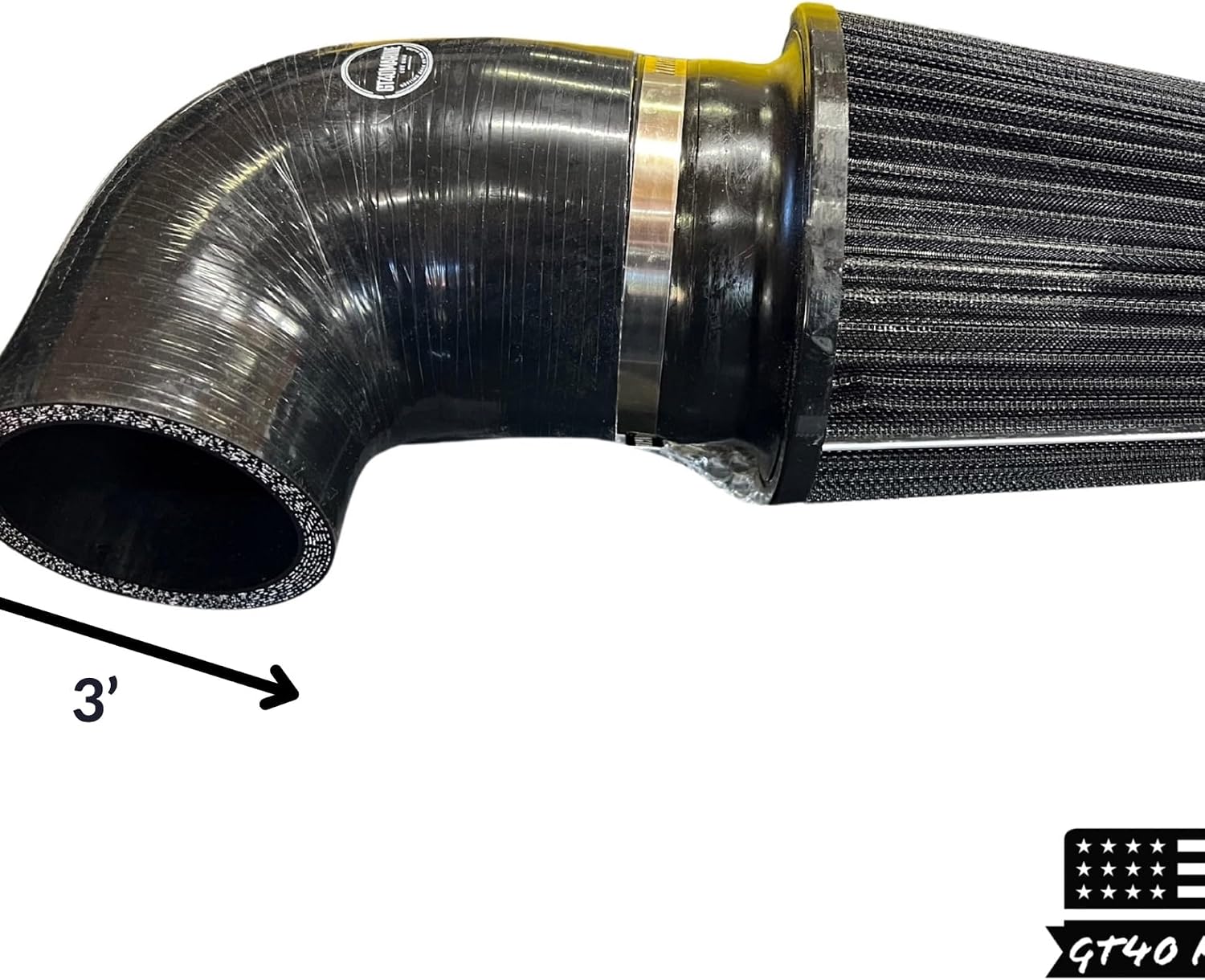 Sea-Doo Shorty Cold Air Intake Filter for RXP-X RXT-X GTX 185-300 HP 4-TEC (2002-2025) - Compact High-Flow Upgrade