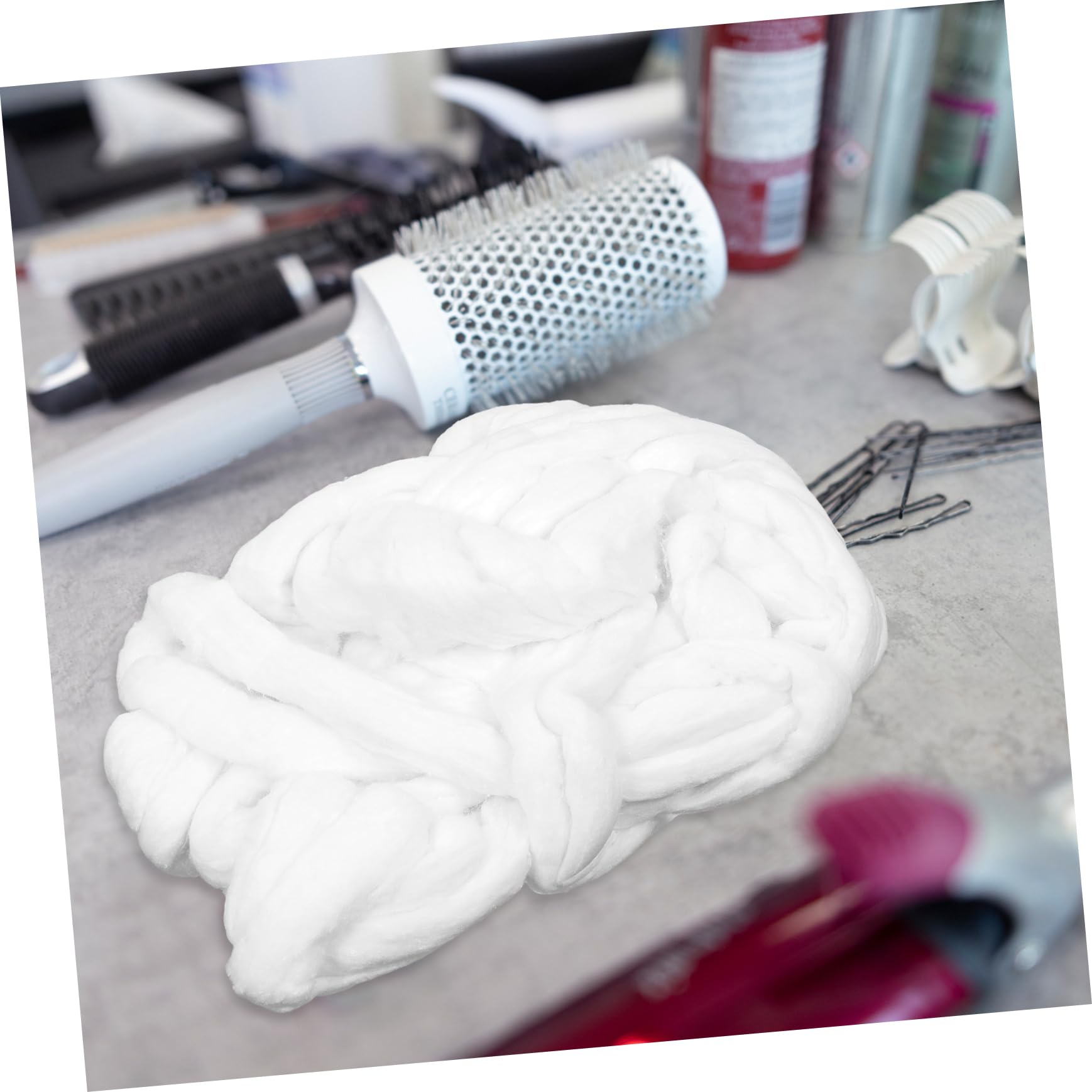 FOMIYES Long Hair Spiral Perm Rods Cotton Coils for Hair Perm Cotton Strips Salon Use