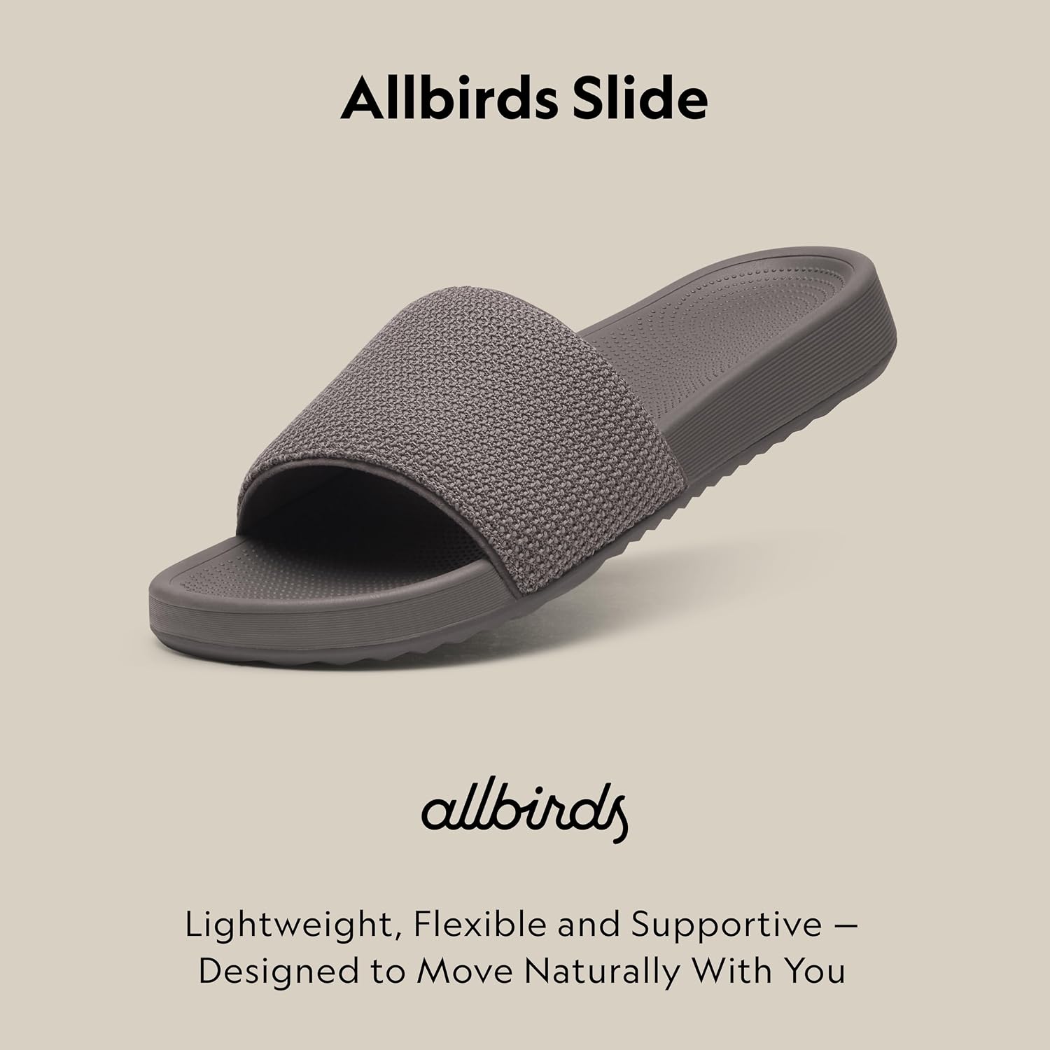 Allbirds Men's Slide, Cushioned, Lightweight Sandals for Everyday Style