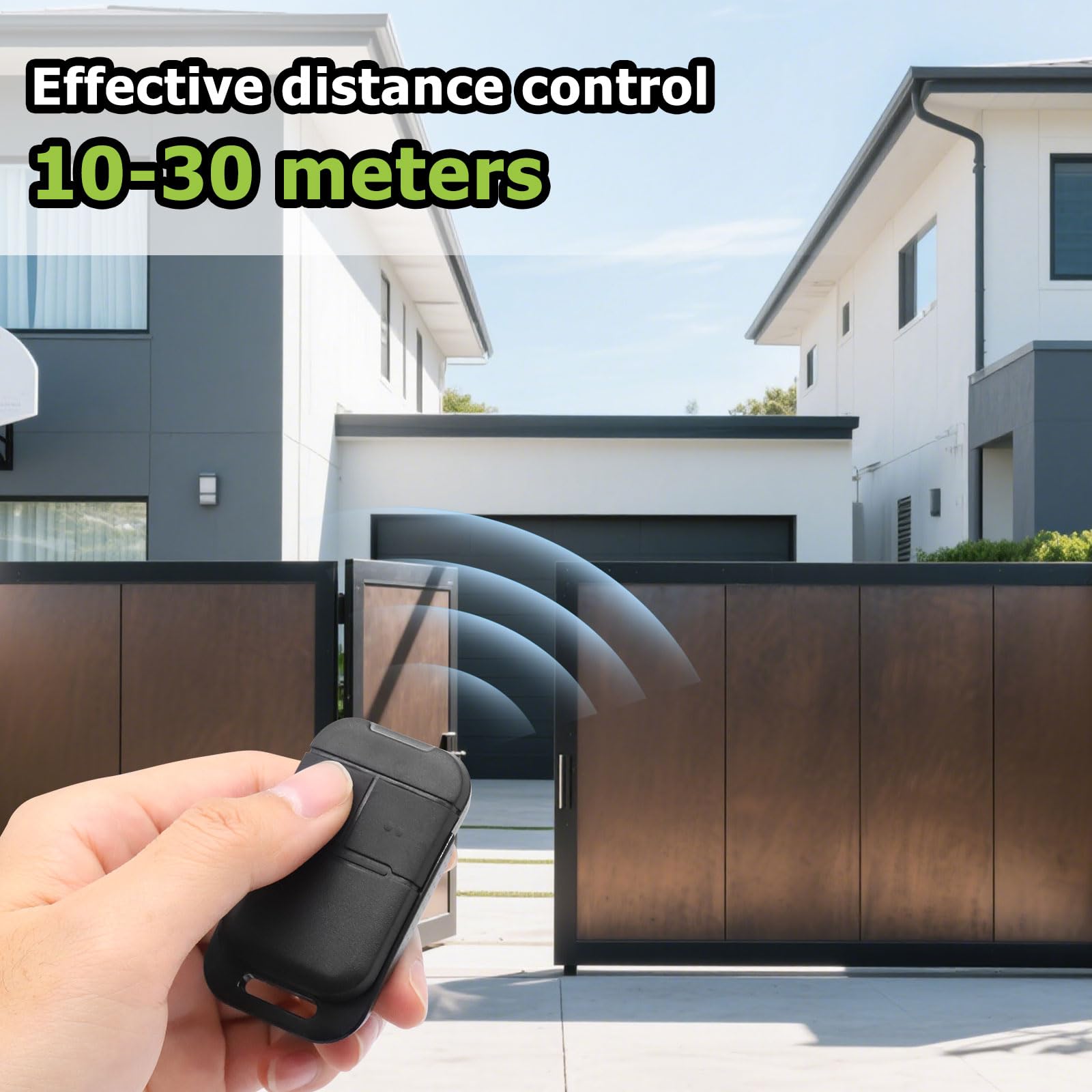 433,42 MHz Telecomando Portail pour S0M-FY RTS- 2401539,1841026,1841025,2 canali Télécommande/émetteur/signal sonore pour porte de garage