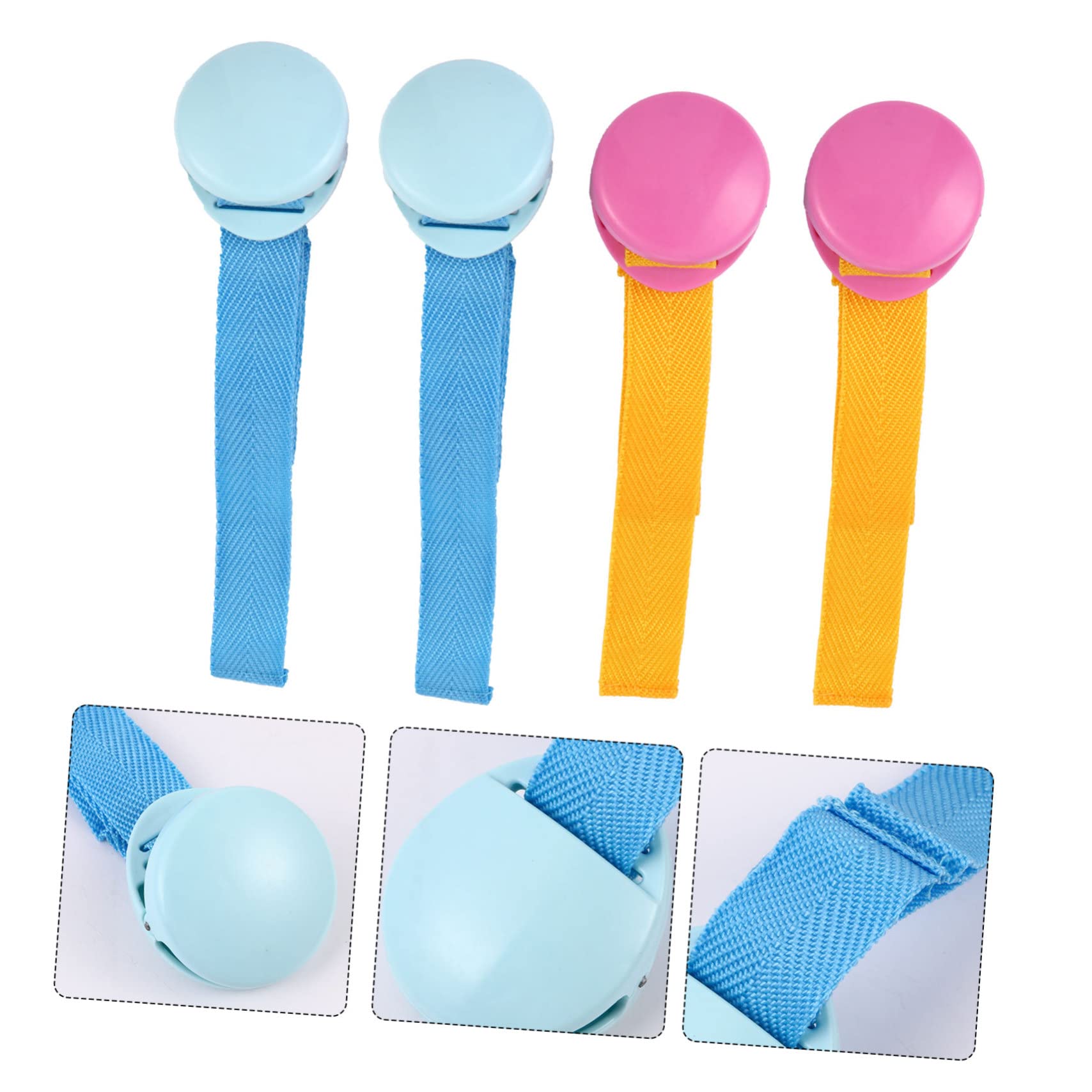 UPKOCH 12pezzi Multi-purpose Stroller Blanket Clips Strong Grip Pram Pegs for Securing Quilts Toys and Towels for Infant Strollers Lake