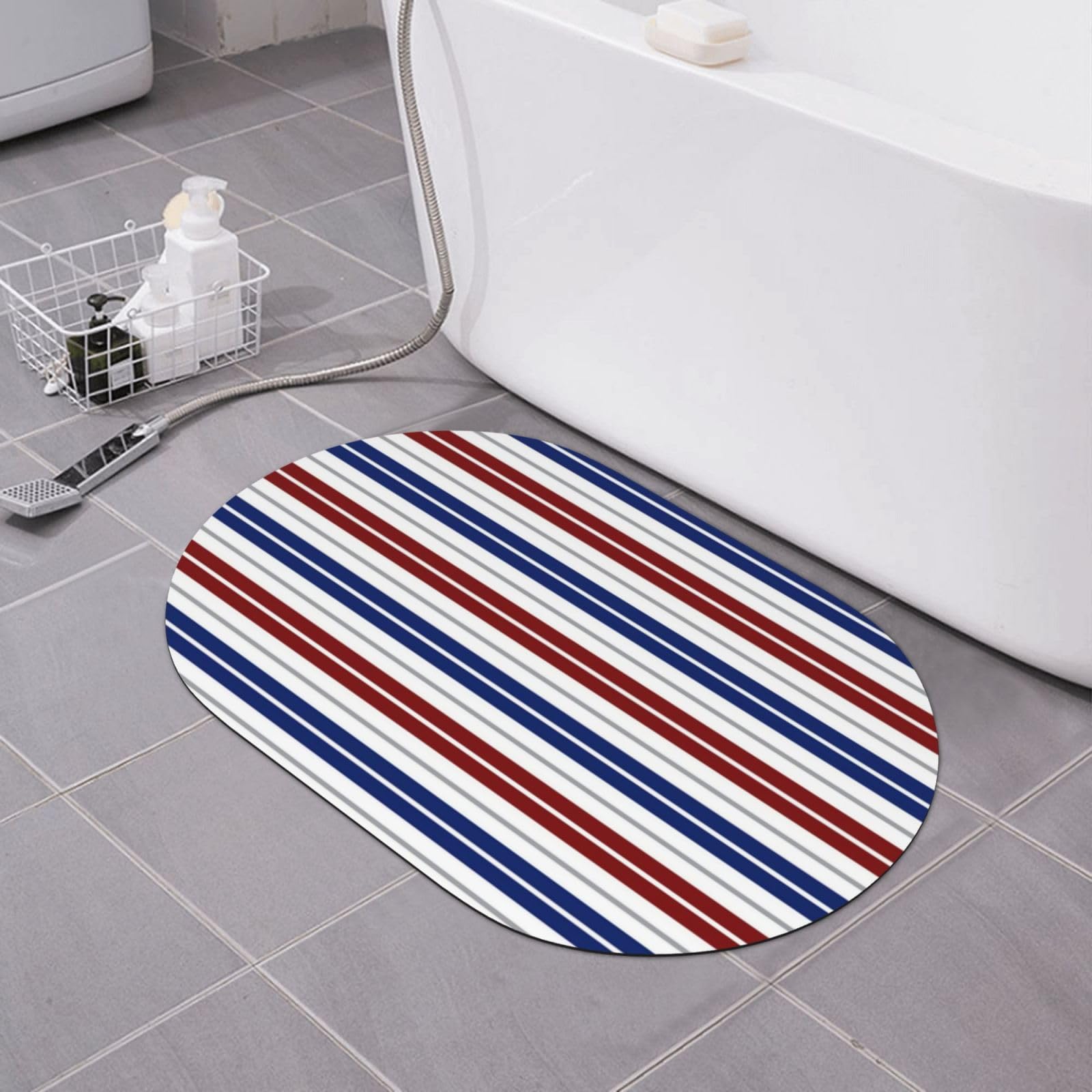 Tapis diatomée séchage rapide paillasson rayé absorbant pour cuisine et entrée de maison