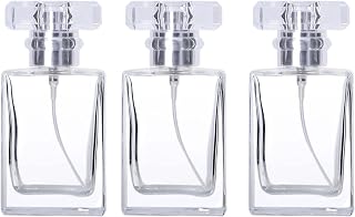 Hunky Dory 3pcs 30ml Empty Clear Glass Delicated Perfume Decant Spray Bottles with Metally Pump and Unique Cap For DIY Per... Price In India