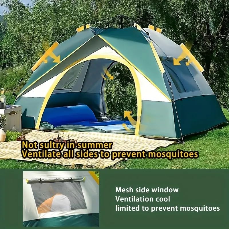 Carpa de camping automática para 3-6 personas, estación completa miniatura 5