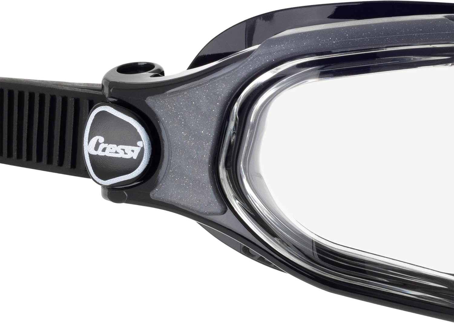 CRESSI Swim Goggles with Reduced Frame for Expanded Field of Vision - Clear Eyes - Designed in Italy by Cresi