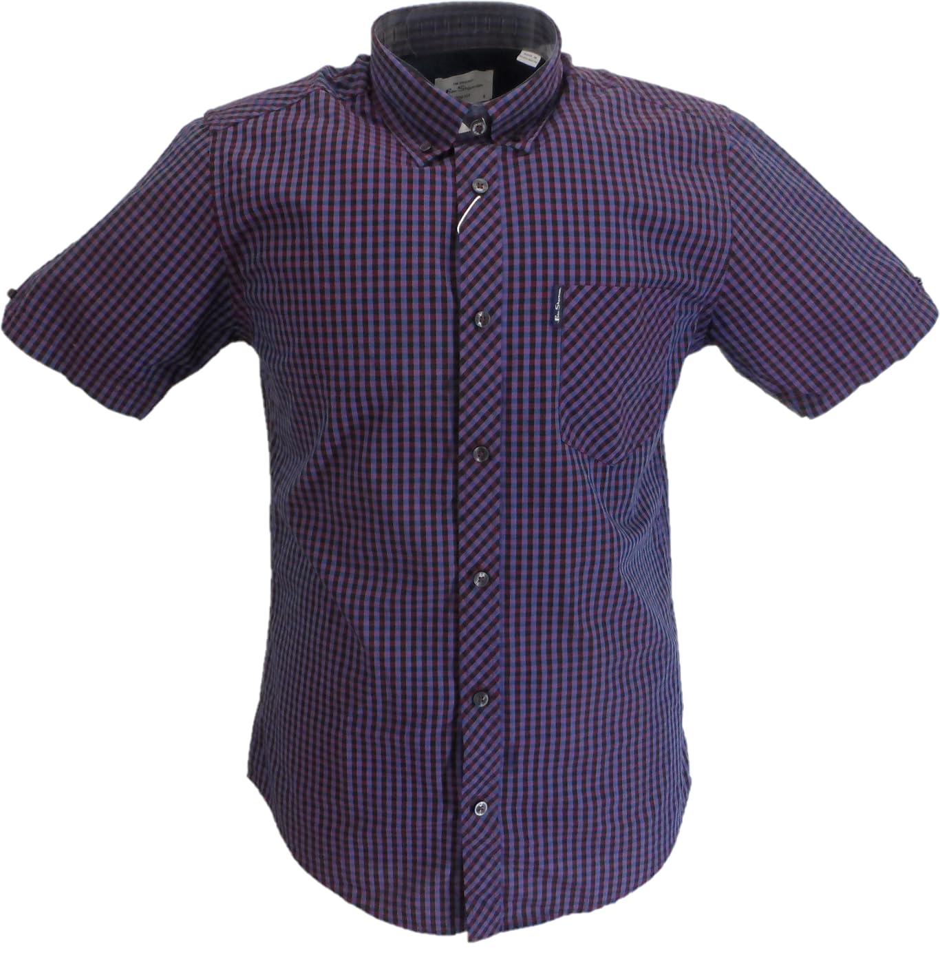Ben Sherman Men's Red Checked Shirts (Uk, Alpha, 3XL, Regular, Regular, )
