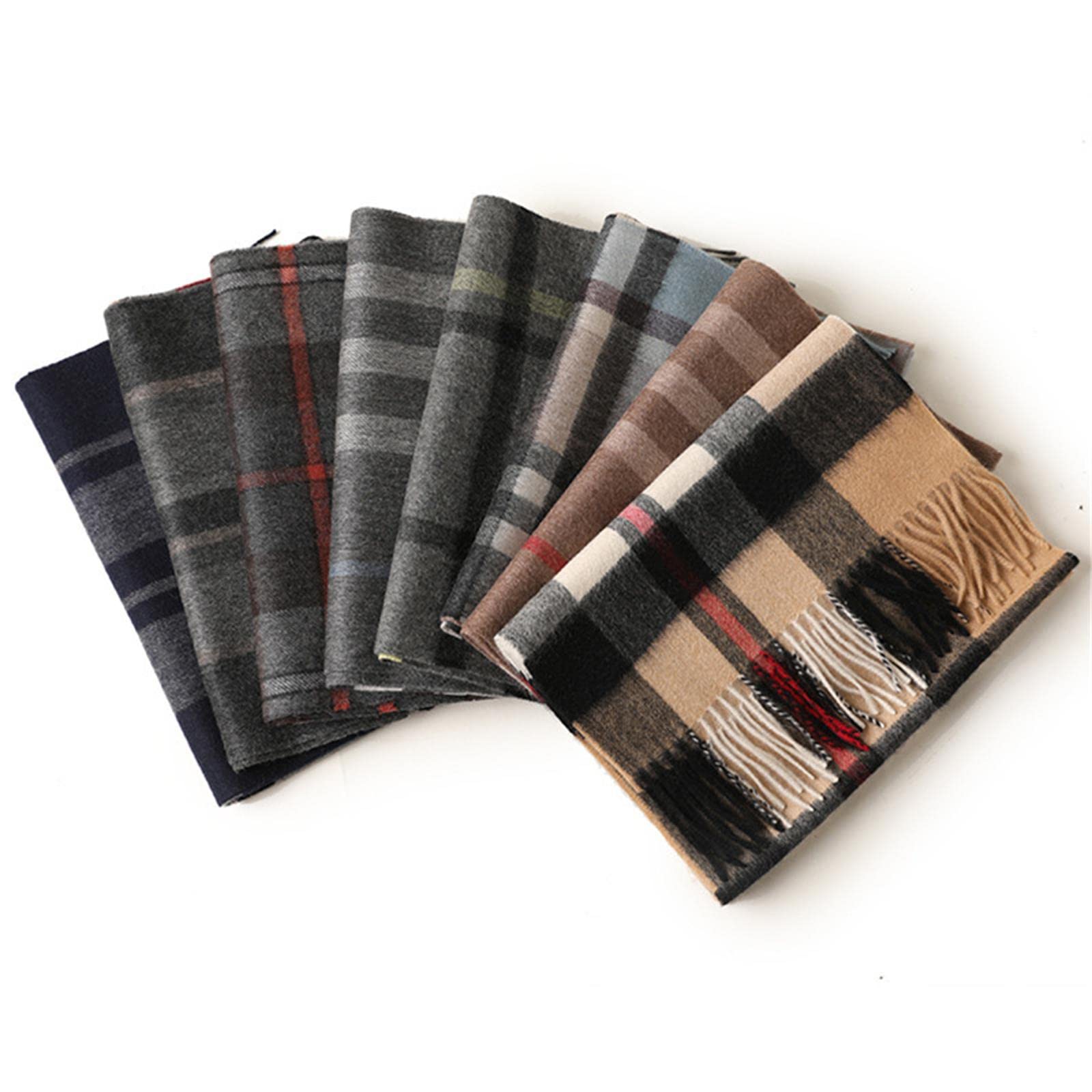 UKKO Kaschmirschal Winterfrauen-Kaschmir-Männer Warme Foulard-Wollschals
