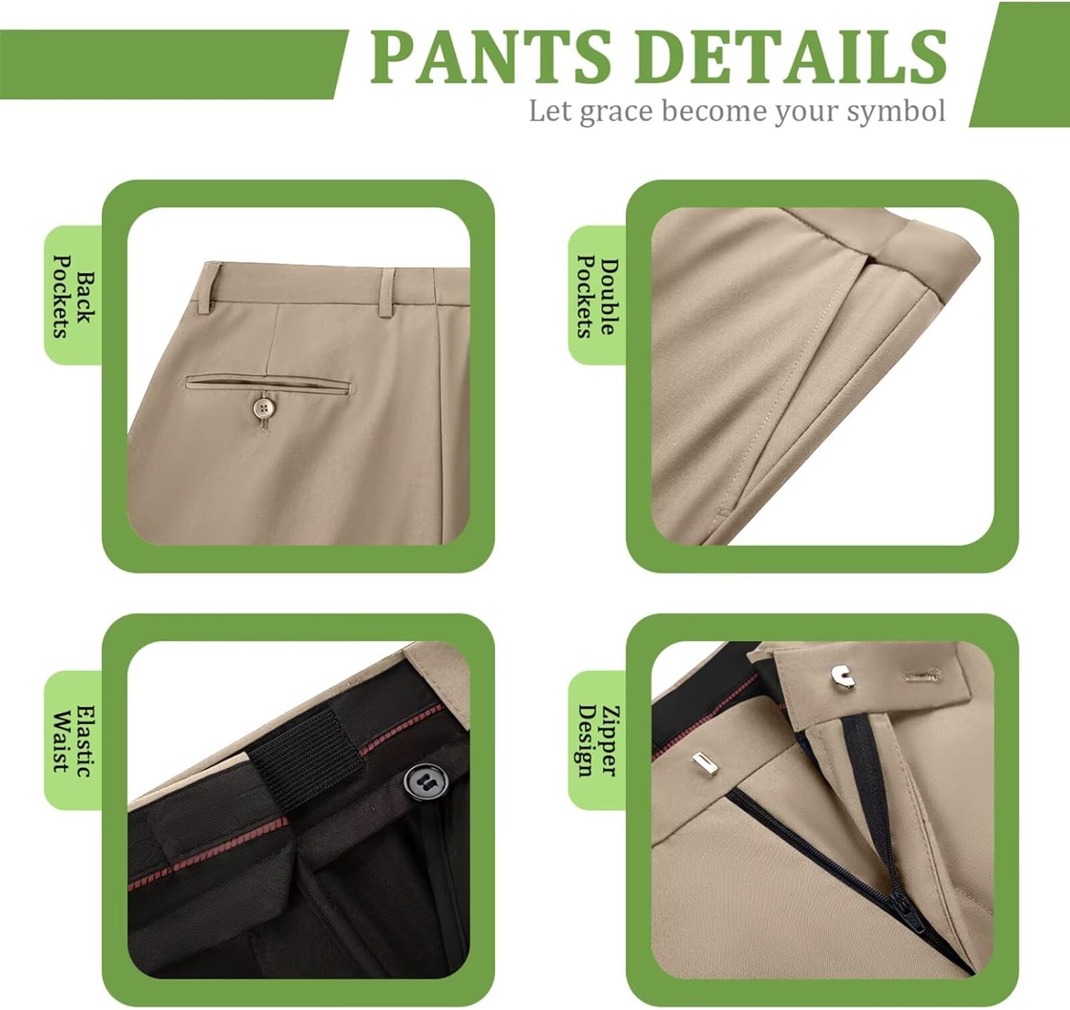 Fxzpiodi Mens 2 Piece Suit Vest Pant Set Slim Fit Casual Solid Waistcoat Vests Pants with Pocket Wedding Prom Suit for Men