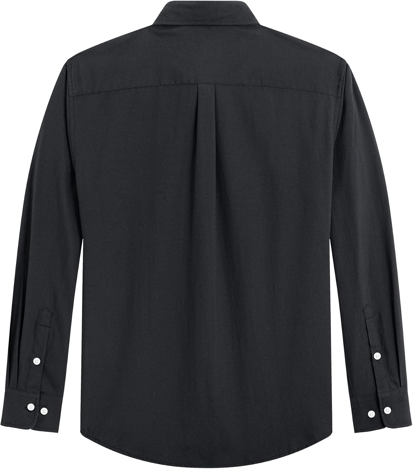 J.VER Men's Oxford Shirt Solid Casual Button Down Collar Shirts Long Sleeve Dress Shirts with Pocket - Image 3