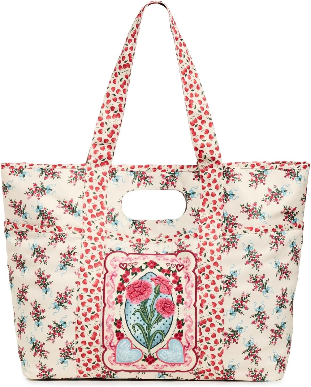 AGUA BENDITA Women's Anna Cherish Embroidered Tote Bag