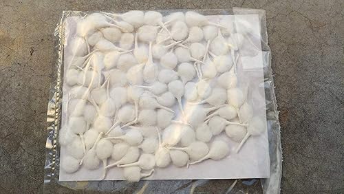 Miniatura 5 de Khandekar Handicrafts - Mechas de algodón y lana para lámpara de aceite, lámparas de aceite redondas de Diya Batti, linternas, velas, mechas Puja,