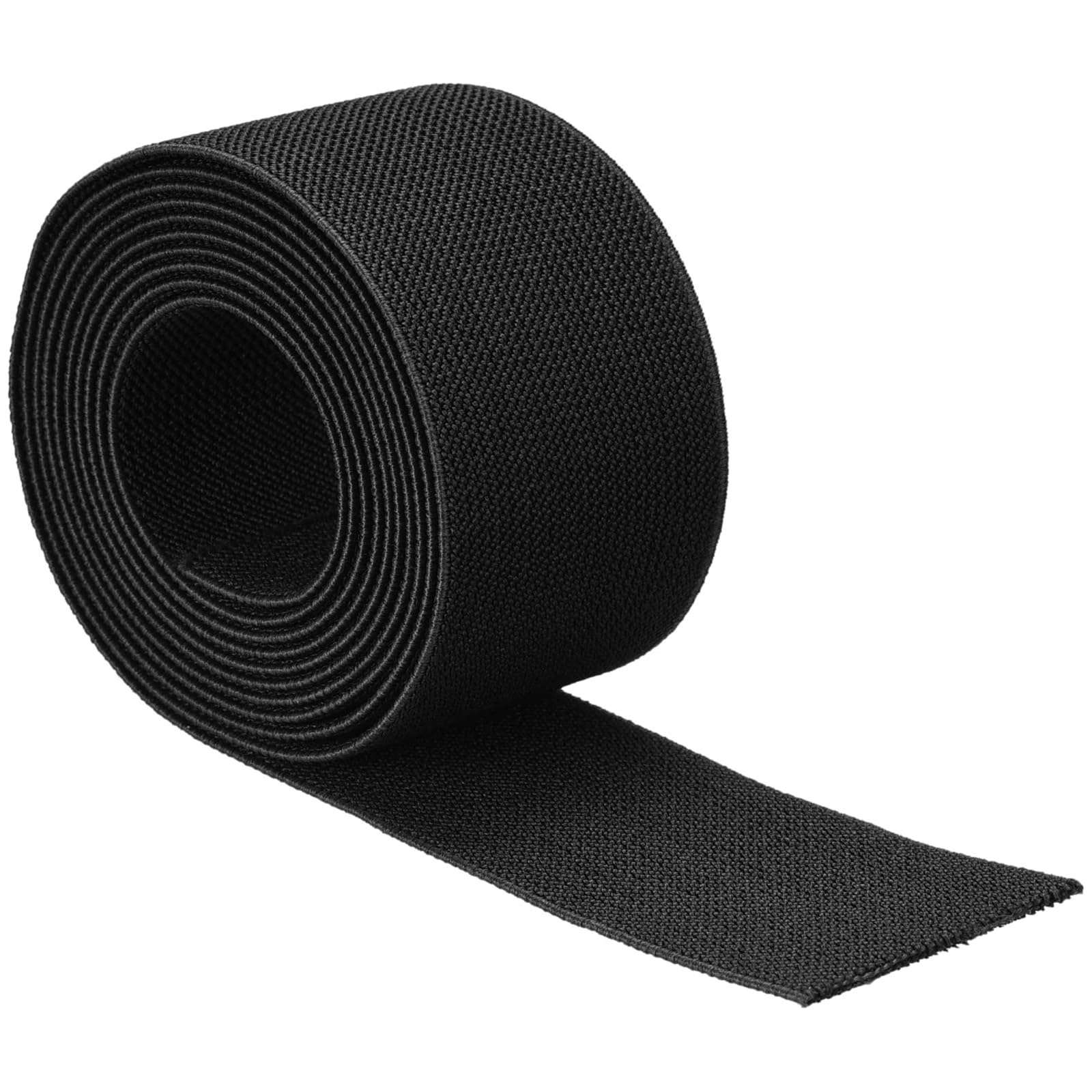 TA-VIGOR 50mm Twill Wide Elastic Band, 2 inch 2 Yard Double-Side Woven Elastic Bands Knit