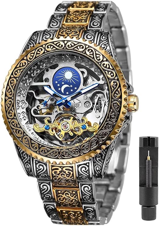 Tourbillon Skeleton Mechanical Watch 