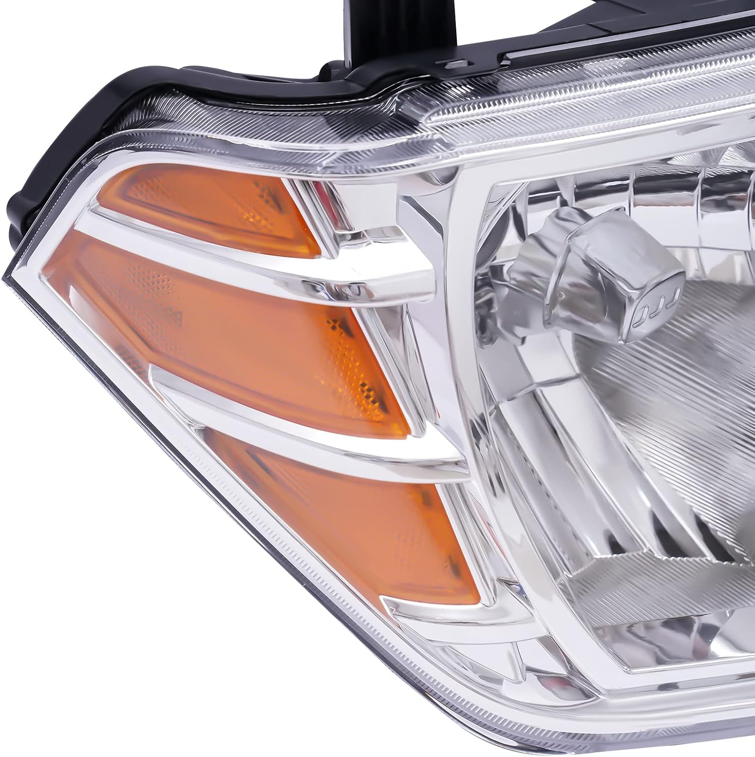 Right Headlight Assembly Replacement for 2009-2018 Nissan Frontier Pickup Truck, Front Passenger Side Headlamp Halogen Housing, HB5 Bulb Type (Not Included)