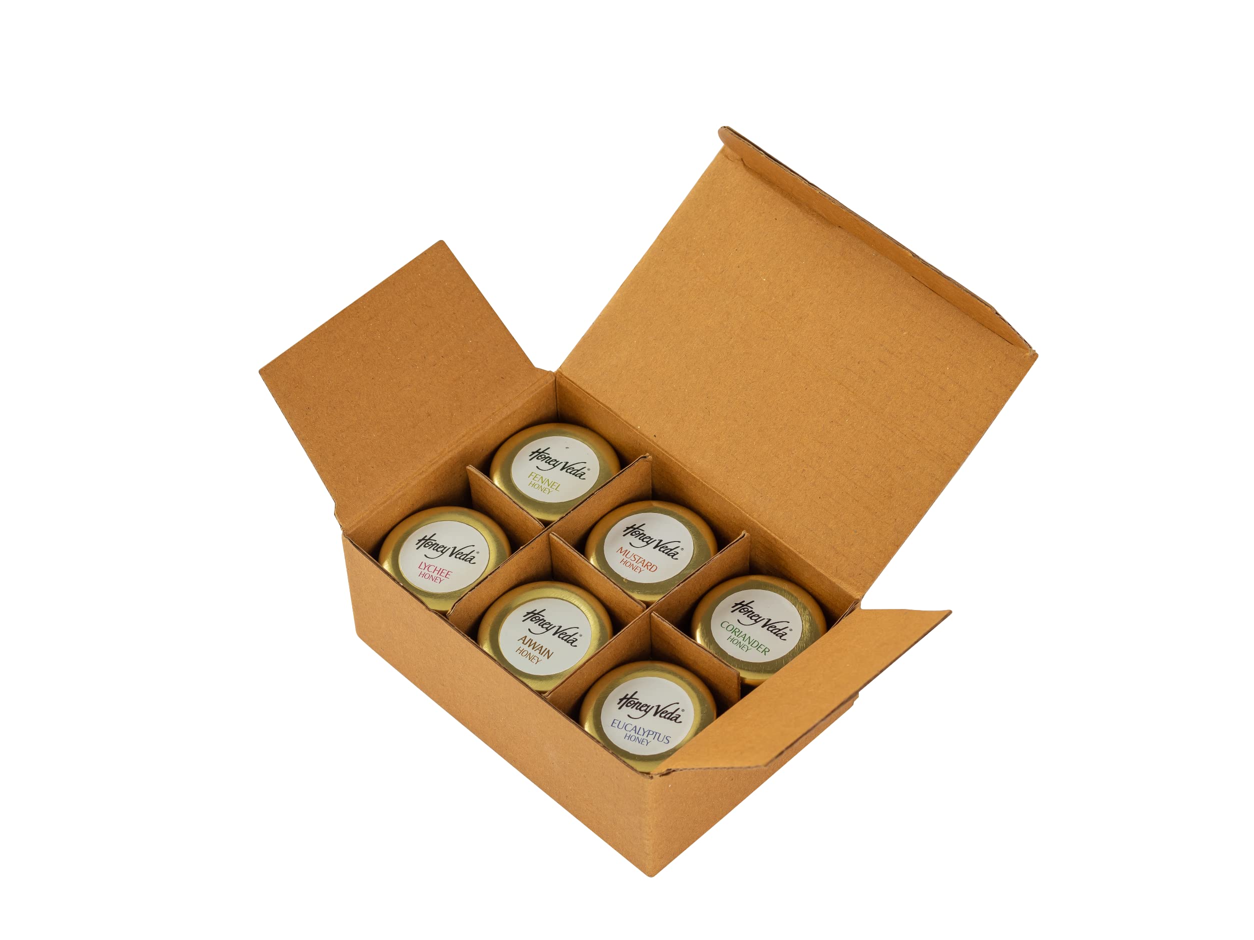 HoneyVeda 100% Natural Unprocessed Taster Pack Honey - 6 Natural Flavours Mini Sized Bottles - Perfect Sampler (B0BWNP1S4C) Amazon Price History, Amazon Price Tracker