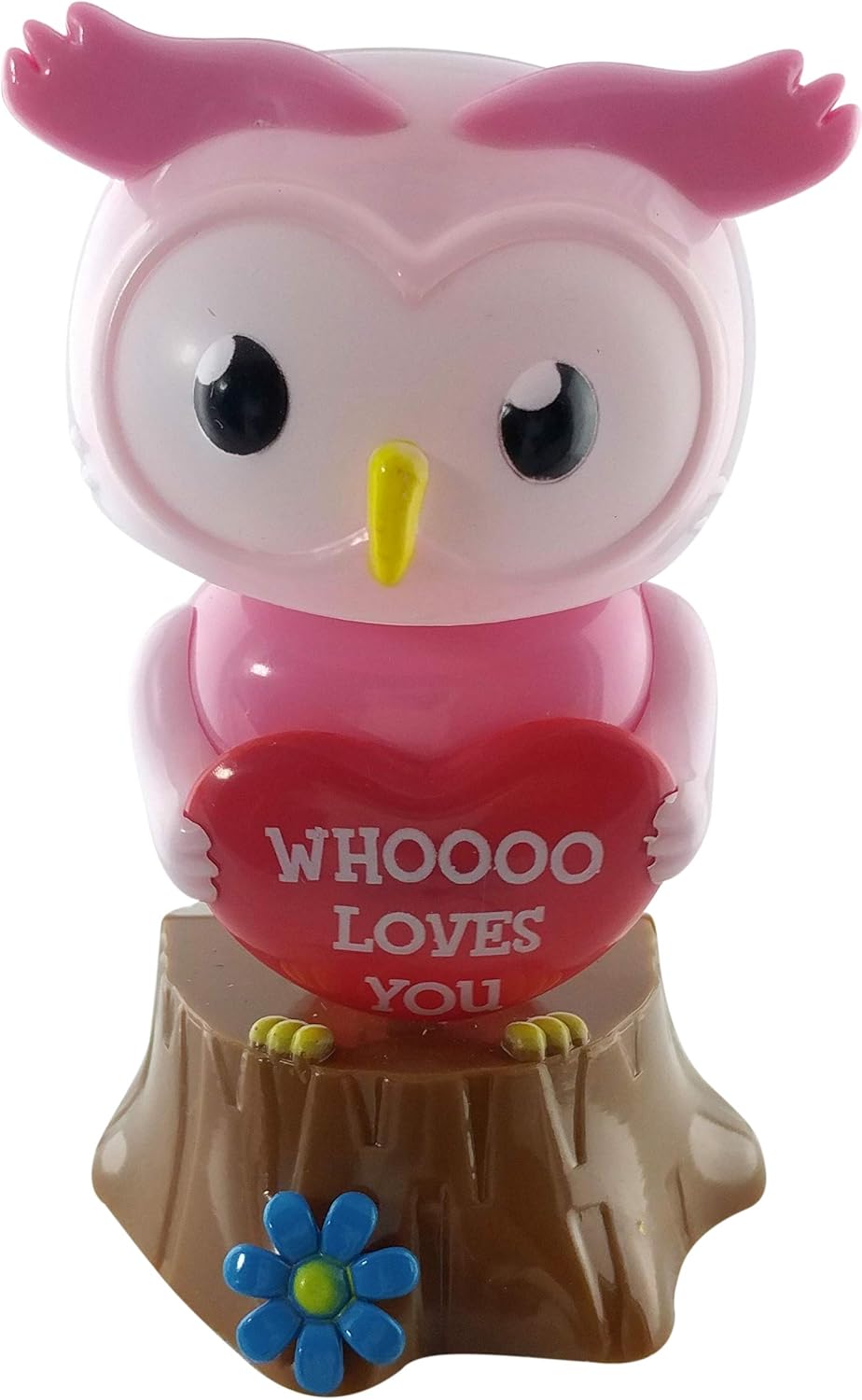 Valentine Solar Moving Owl Bobble Heads for Dashboards