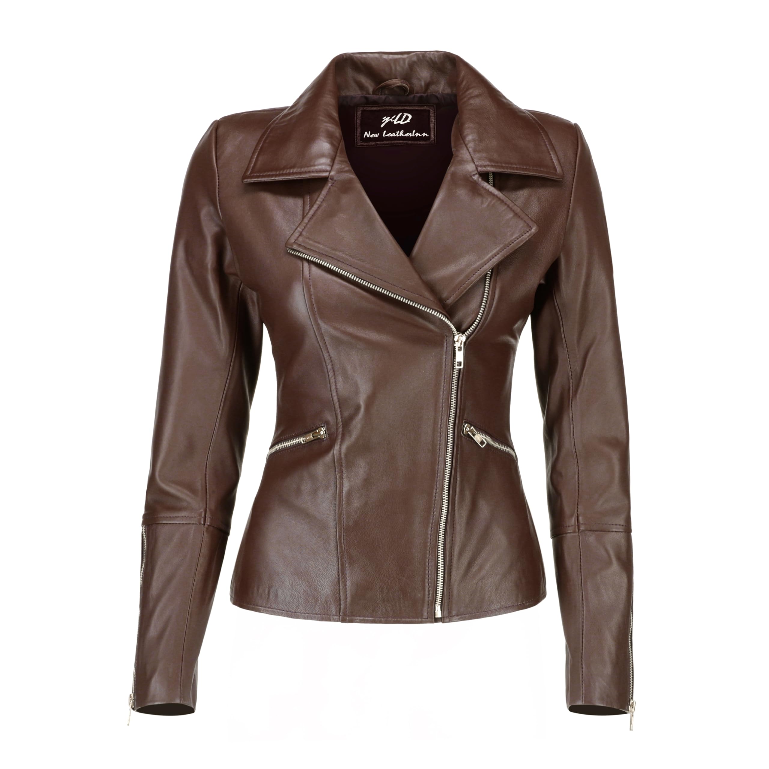 Jild Women's Asymmetrical Lambskin Jacket