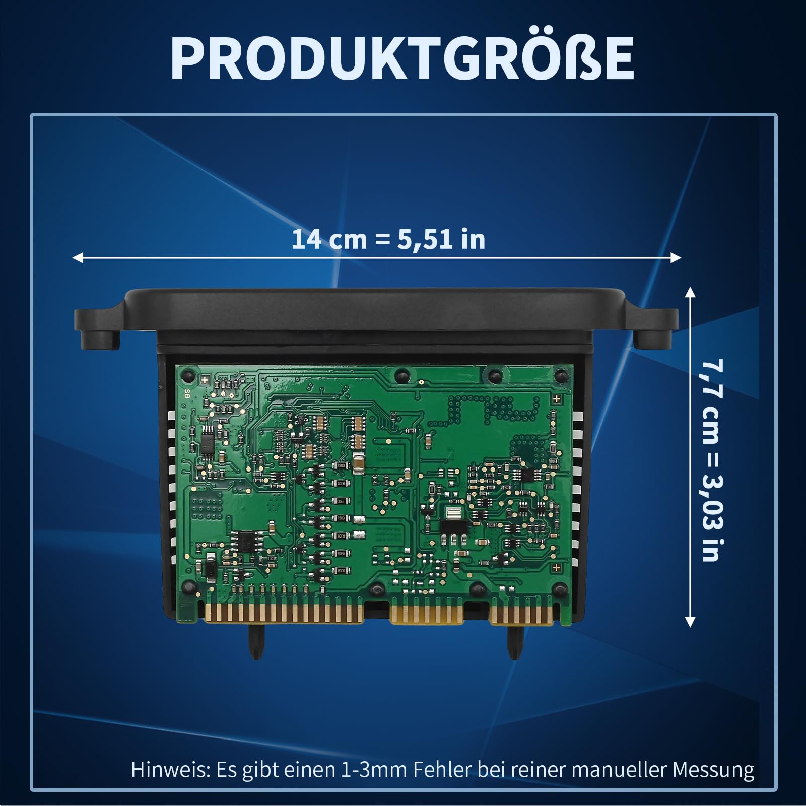 Hoypeyfiy 63117274400 Xenon Scheinwerfer Treibermodul Kompatibel, Ersatz für TMS Scheinwerfer Treibermodul F07 F10 F11 F18 2011-2013, Ersetzt 63117267044