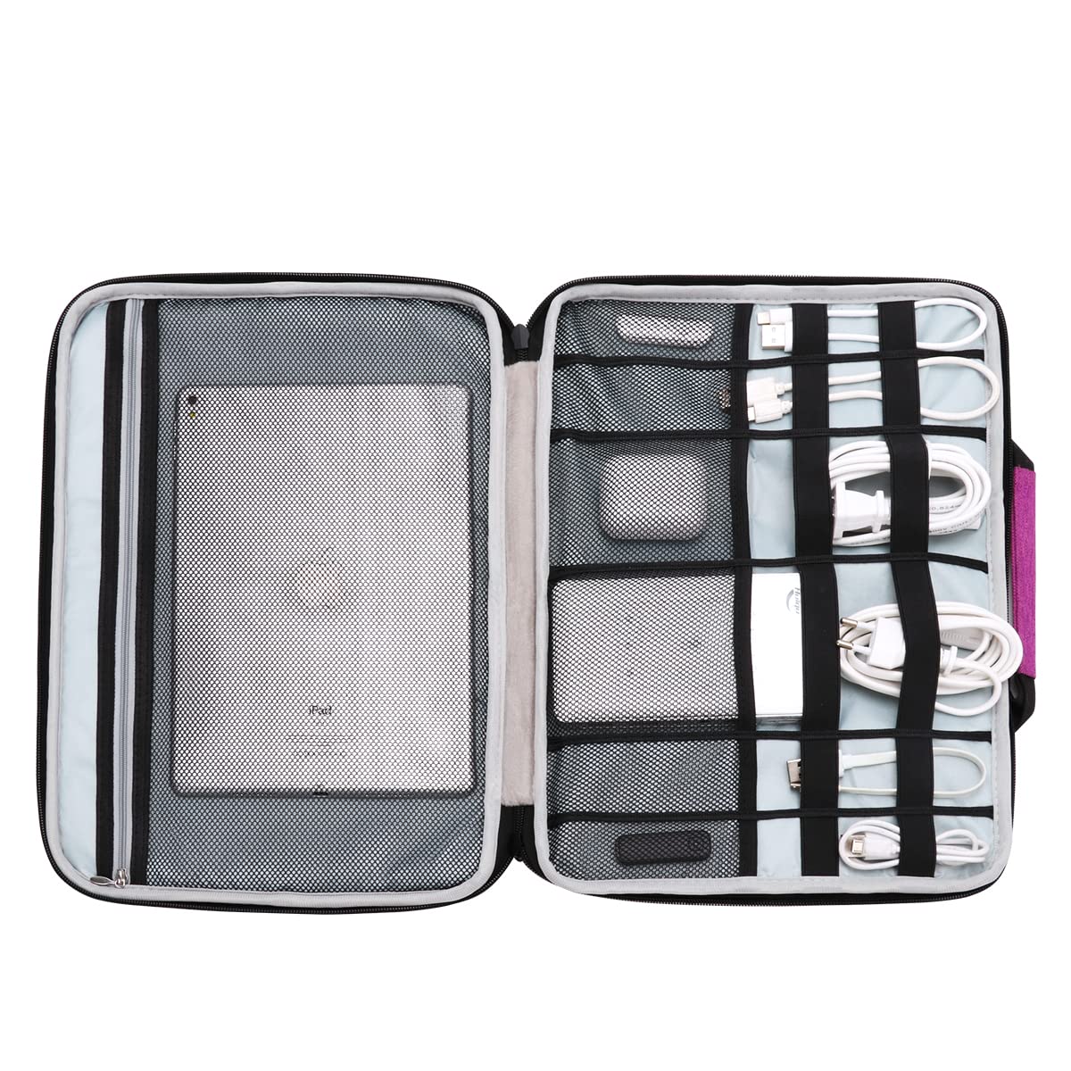 ICozzier 13-13.3 Pouces Sacoche à Bandoulière Pour Ordinateur Portable Pour MacBook Air 13 "/ MacBook Pro/Pro Retina - Rose