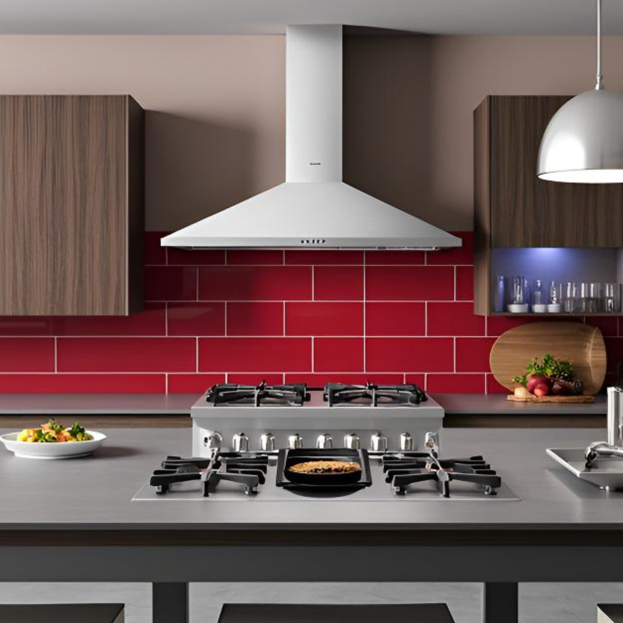 Cata Campana Extractora VZX 9000 X/A Campana de Pared Decorativo 90 cm Capacidad de Extracción de 510m3/h 3 niveles de Potencia Acabado en Acero Inoxidable
