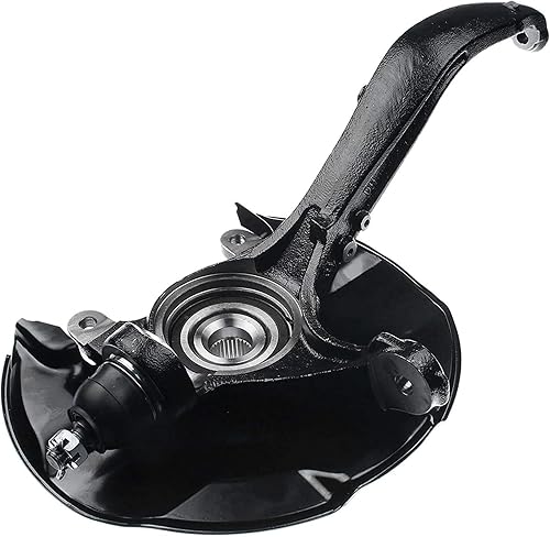 Miniatura 2 de Conjunto de cojinete de cubo de rueda delantera derechalado del pasajero y nudillo de dirección para Honda Accord 2008-2012 Acura TSX 2009-2014