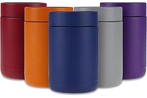 Tahoe Trails Stainless Steel Double Wall Vacuum Insulated 12 oz Beer Bottle Insulator (Blue)