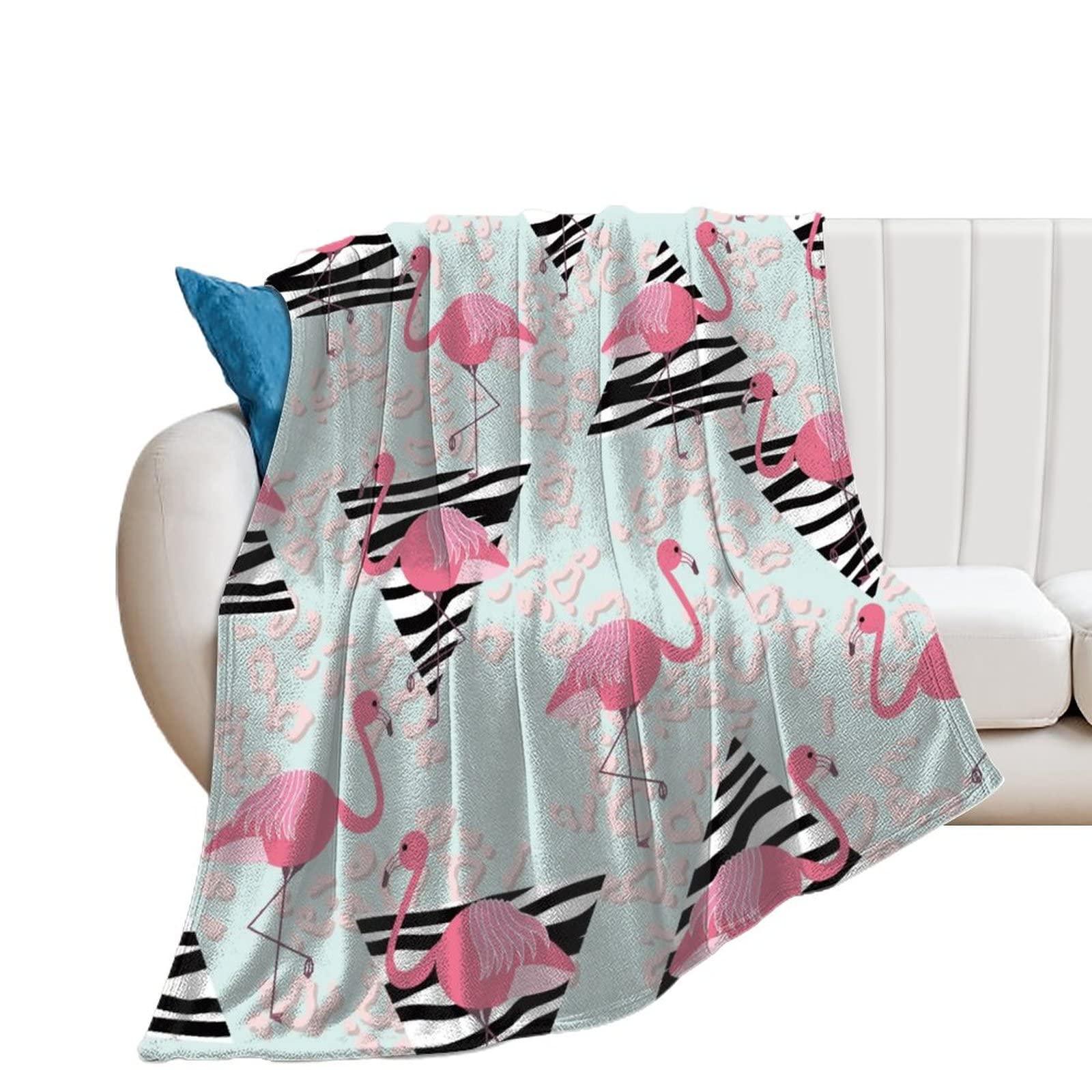 Couverture de canapé flamingo pour cocooning réussi dans votre salon moderne