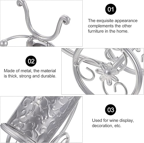 Miniatura 3 de Cabilock Soporte para botella de vino para bicicleta, soporte para botella de vino, soporte para botellas, soporte para botellas, soporte para