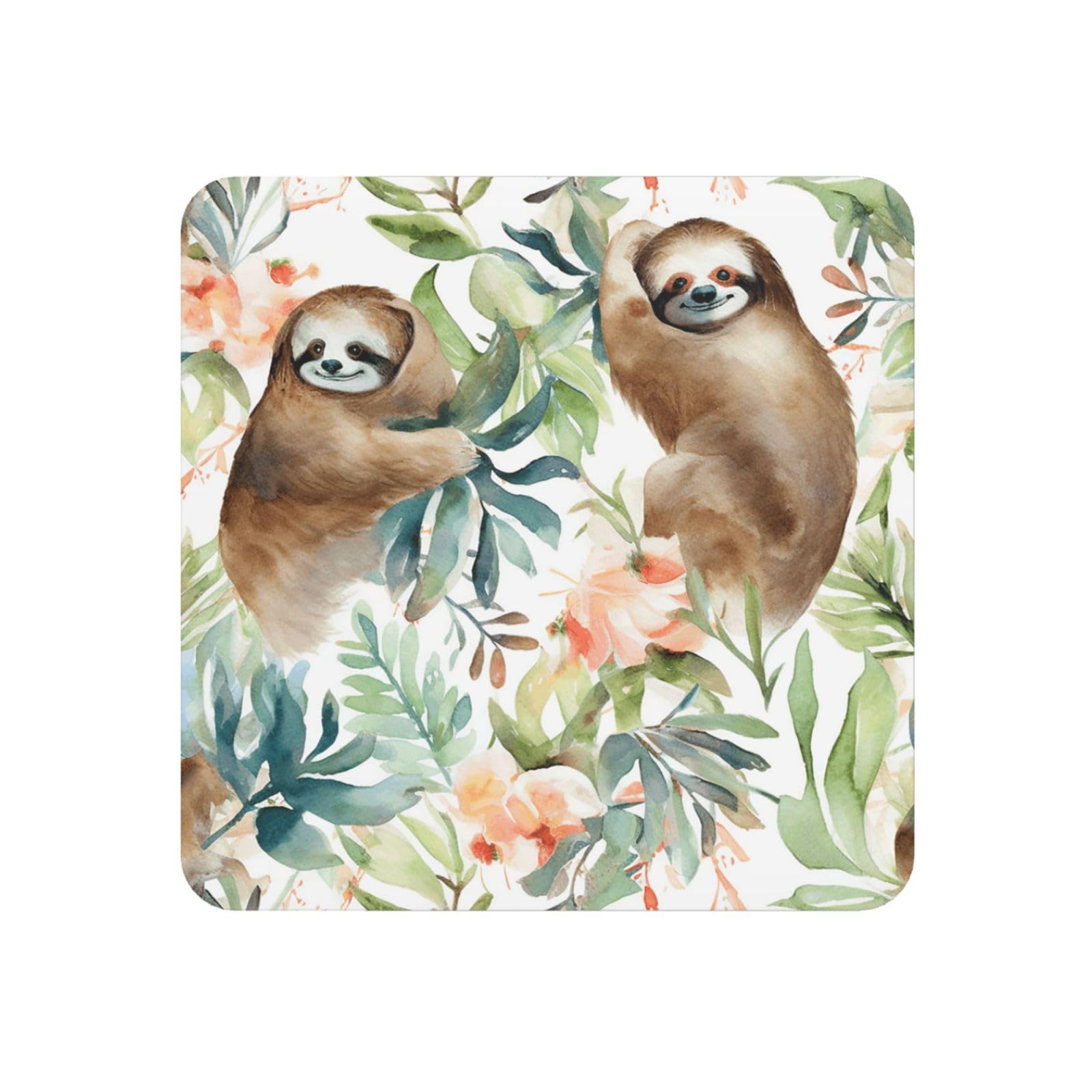 Watercolor Sloth Fridge Magnets Cute Strong Refrigerator Magnets Fun Magnet for Locker Office Whiteboard Decor, Door Magnets Decorative Magnetic Stickers for Home Decor
