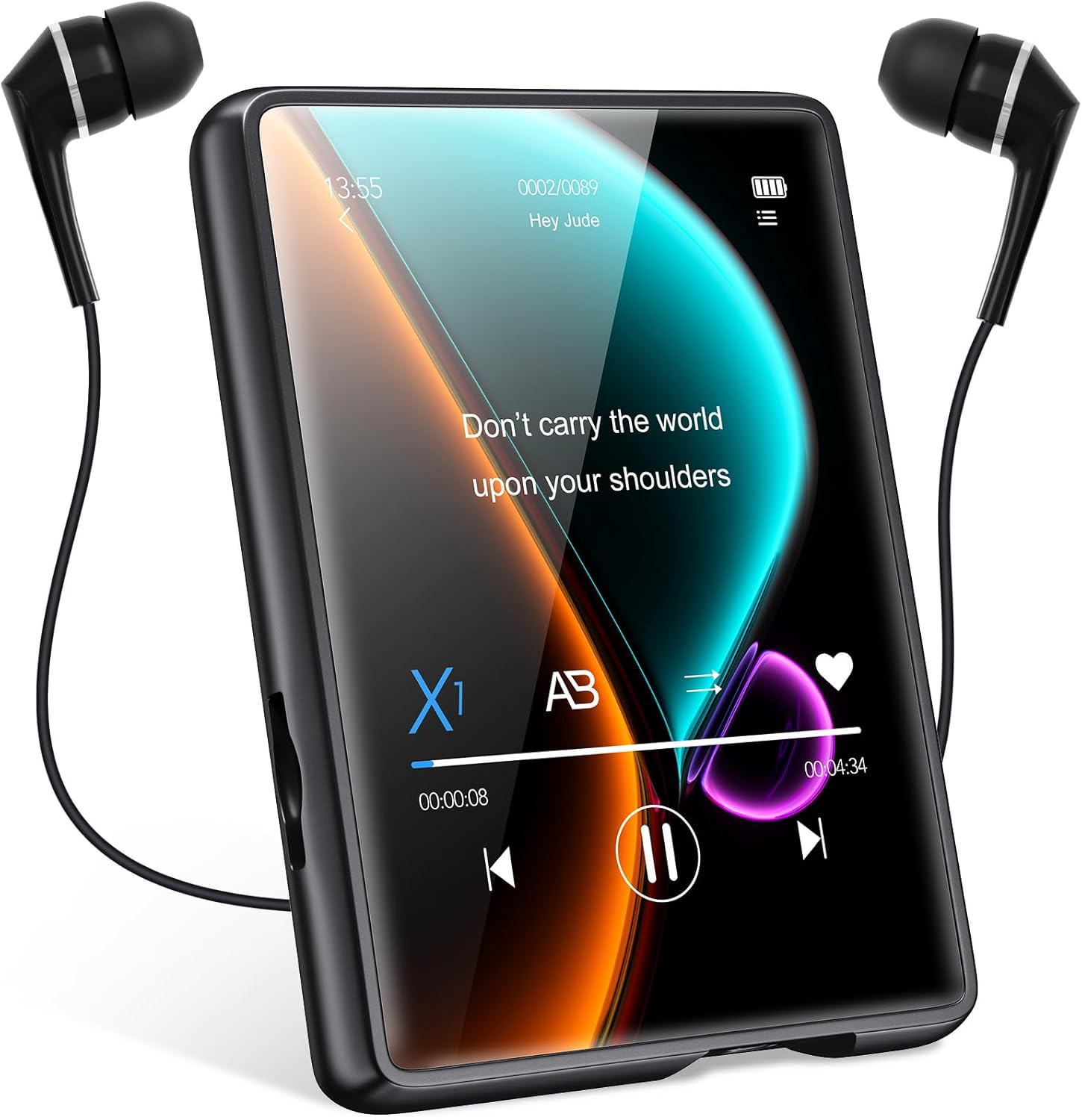MECHEN 32GB MP3 Player with Bluetooth 5.0，2.4" Full Touch Screen HiFi