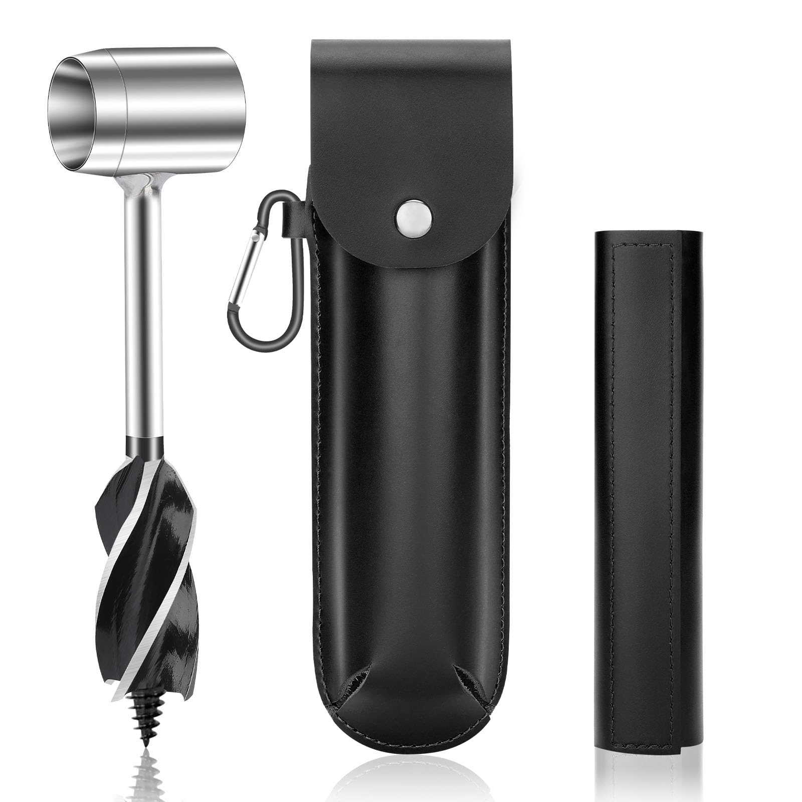 Bushcraft Gear for Survival,Survival Tools,Bushcraft Auger,Scotch Eye Wood Auger Drill Bit for Camping and Bushcraft (Black)