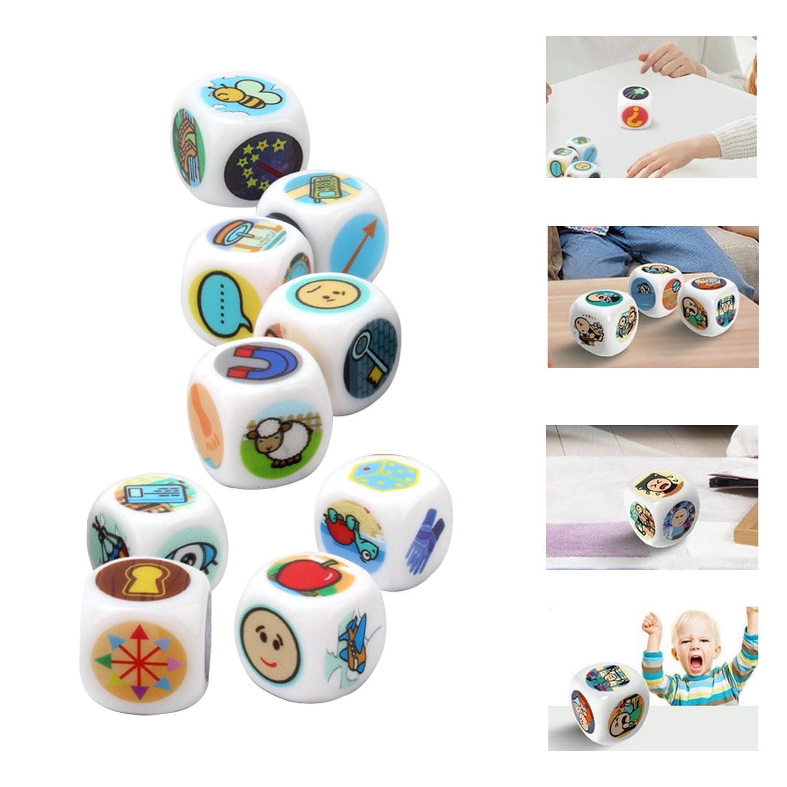 Story Cubes - Juego De 9 Dados Para Contar Historias, Ideal Para Familias, Niños O Creatividad