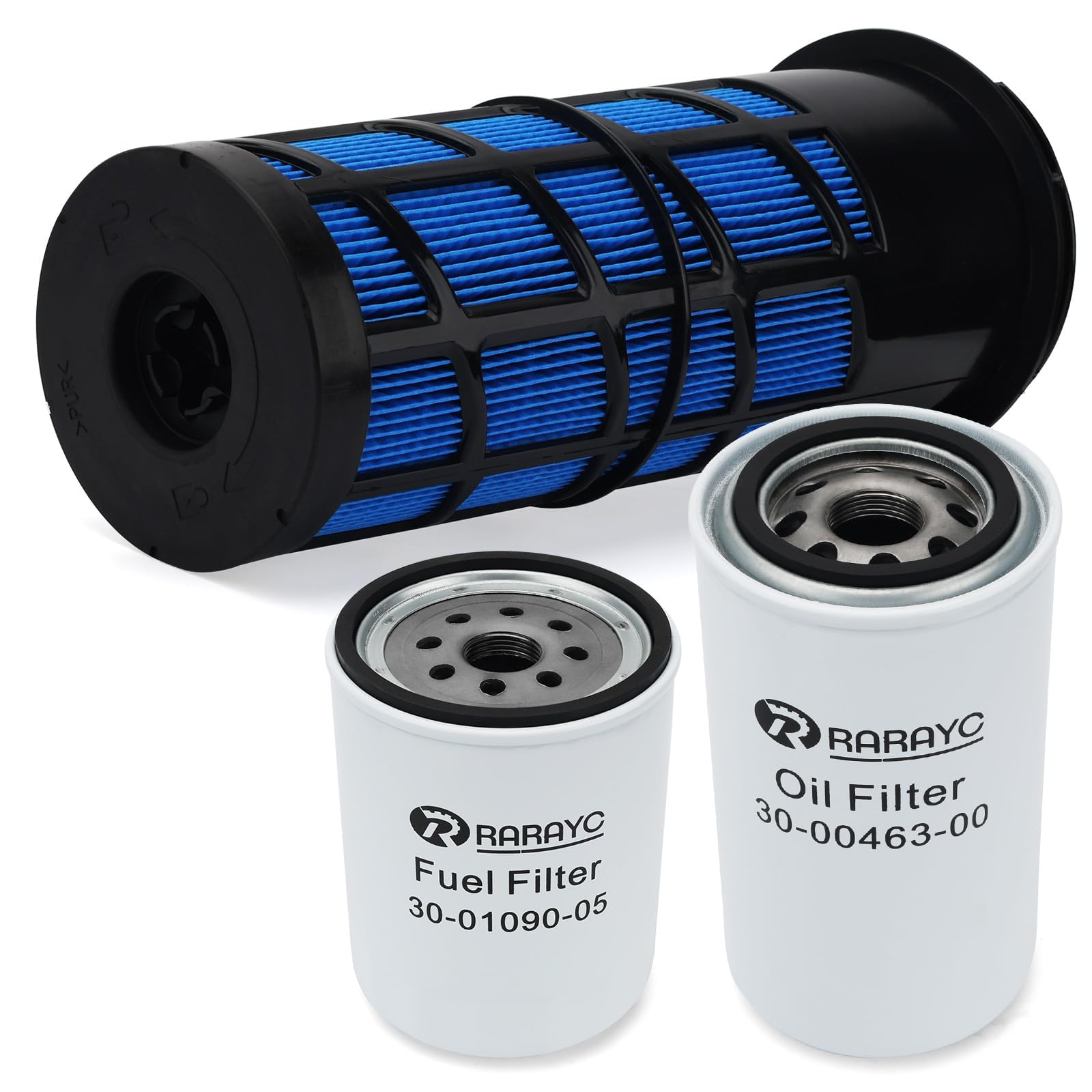 RARAYC Air Filter Fuel Filter Oil Filter Set Compatible with Carrier Reefer 7300 7500 Reefer Unit Filter Kit P611858 1559418 FF5301 LF9028 DBL7349