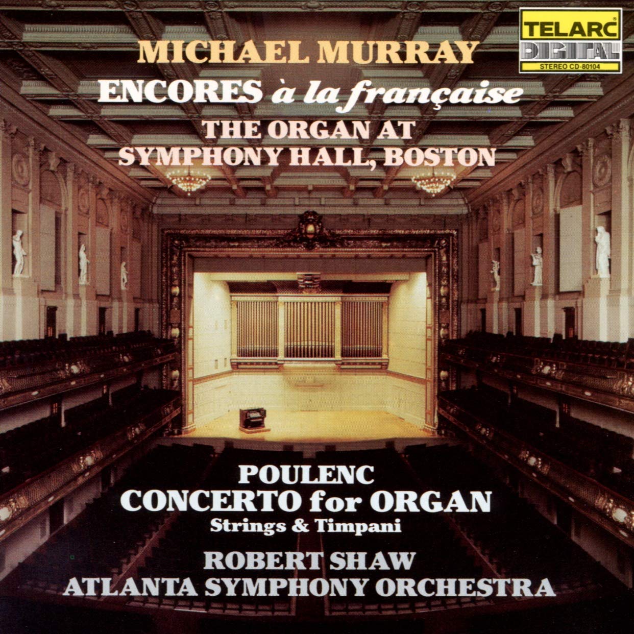 Organ Concerto / Encores a la Francaise [Audio CD] F. Poulenc