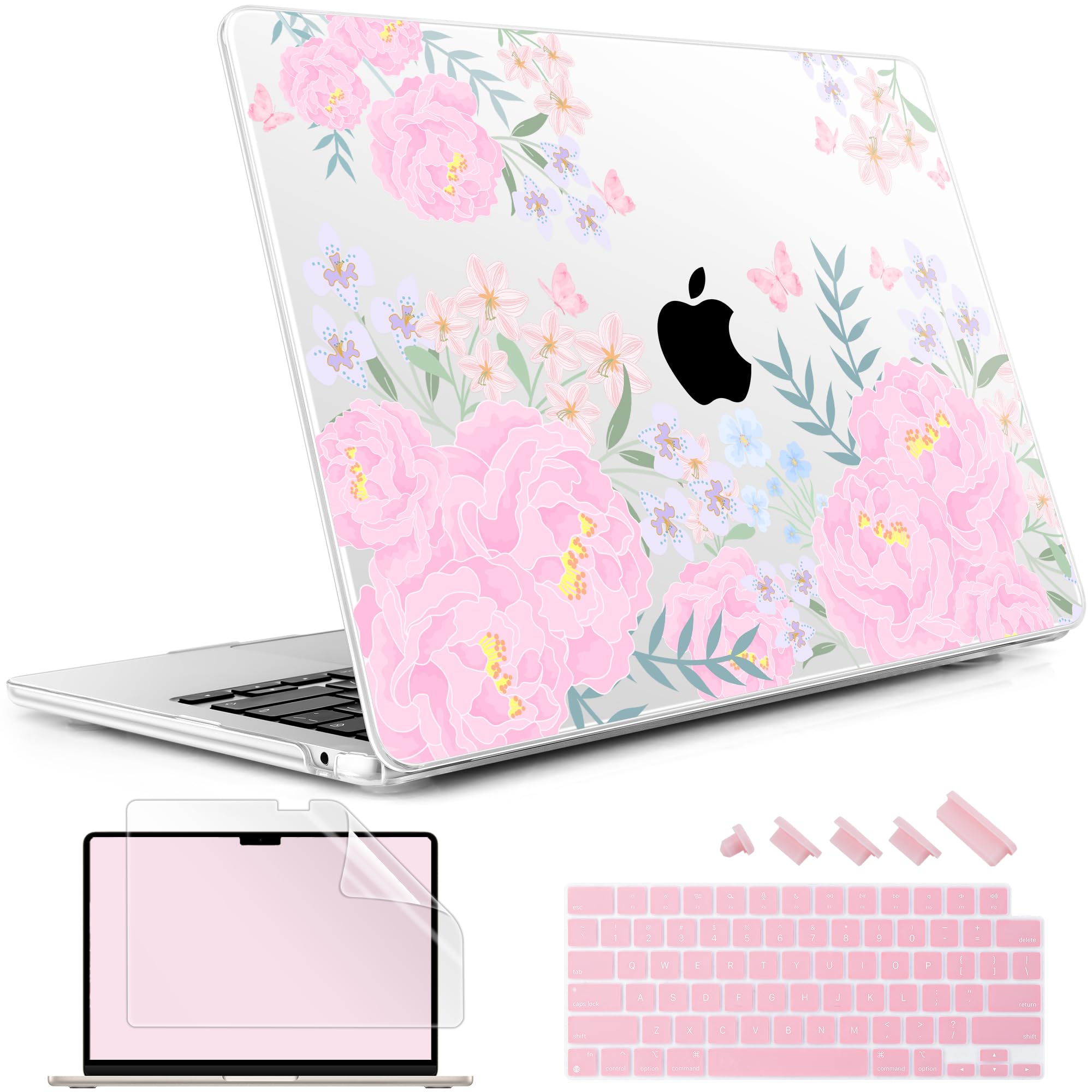 May Chen Case for M5/M4/M3/M2 MacBook Air 13 inch Case 2026-2022 Release