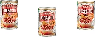 H-E-B Beans 15oz - 3 cans (Borracho with Shiner Bock)