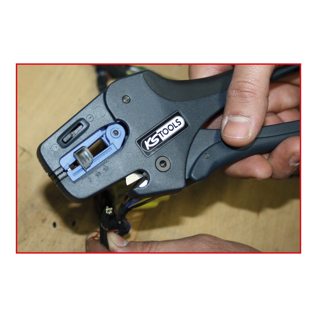 KS Tools 115.1245 Pince à dénuder automatique