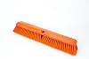 SPARTA 41890EC01 Omni Sweep Plastic Push Broom Head, Heavy Duty, Industrial Broom With Color Code System For Outdoor, Indoor, Garage, Concrete, Patio, Kitchen, Bathroom, 18 Inches, Brown