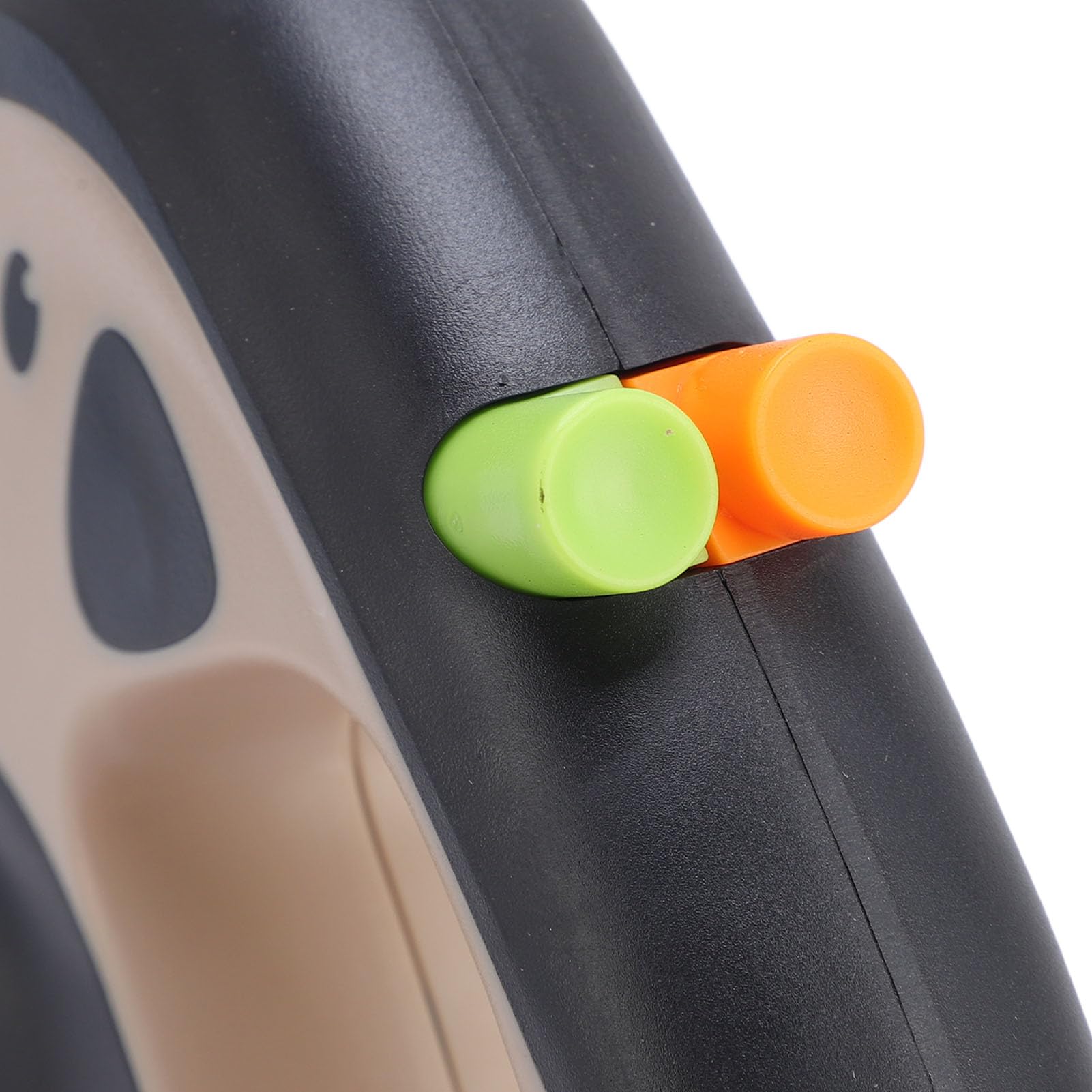 Tnfeeon Correa para Diseño de Doble Cabeza para Caminar 2 Perros Longitud Ajustable con Batería Incorporada de 500 MAh Correa de Tracción para Mascotas Retráctil Automático (Caqui)