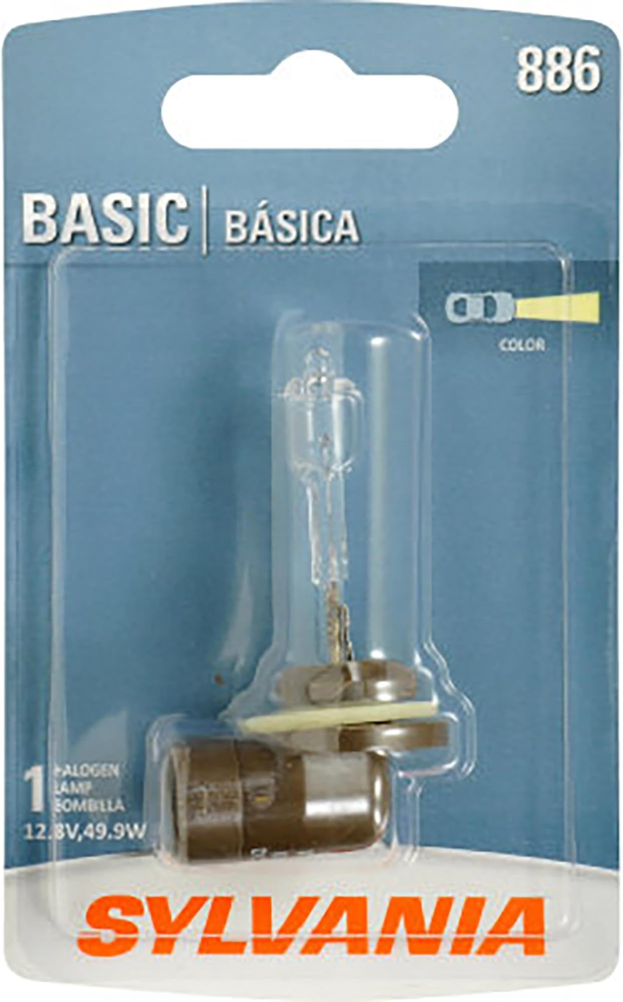 SYLVANIA - 886 Basic - Halogen Light Bulb for Fog and Headlight Applications (Contains 1 Bulb)